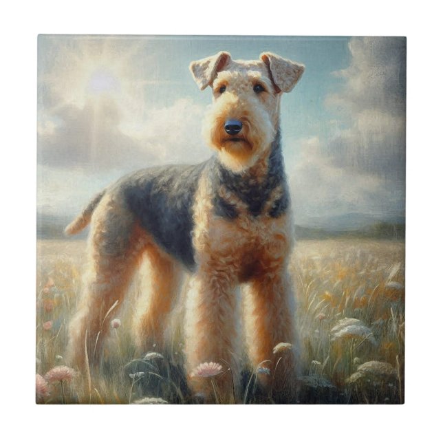 Carreau Airedale Terrier (Devant)
