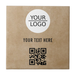 Carreau Ajouter un logo QR Code Promotion de texte personn