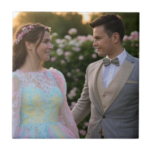 Carreau Ajouter une Personnaliser photo Mariage