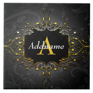 Carreau Ajouter votre nom et votre initiale