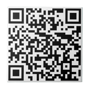 Carreau Ajoutez votre propre QR Code text Scan Minimal Sim