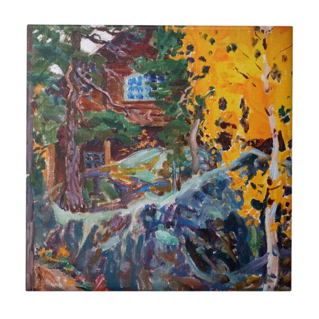 Carreau Akseli Gallen-Kallela - Kalela à l'automne (Devant)