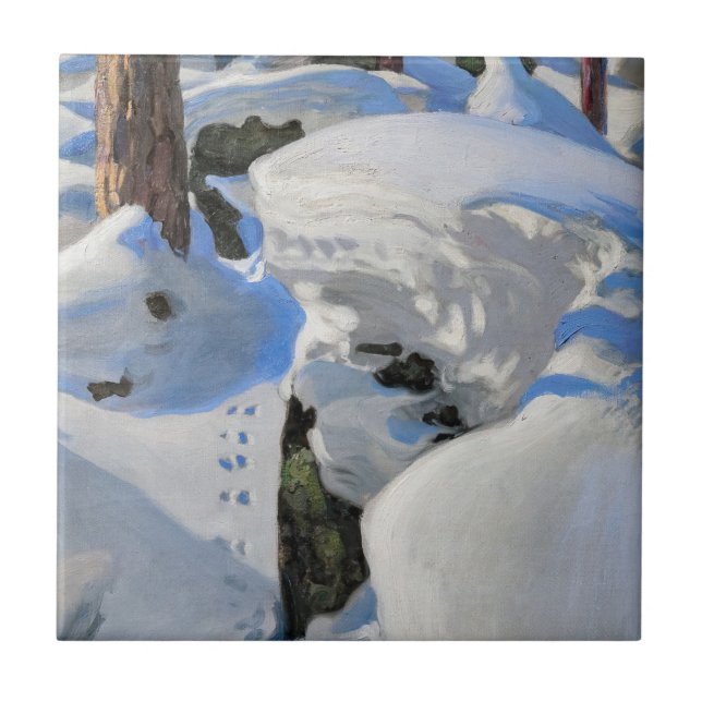 Carreau Akseli Gallen-Kallela - Le repaire du Lynx (Devant)