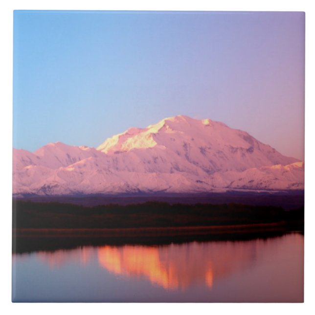 Carreau Alaska, Parc national de Denali, Mt. McKinley à (Devant)