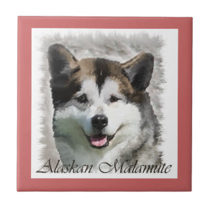 Carreau Alaskan Malamute Dog Art