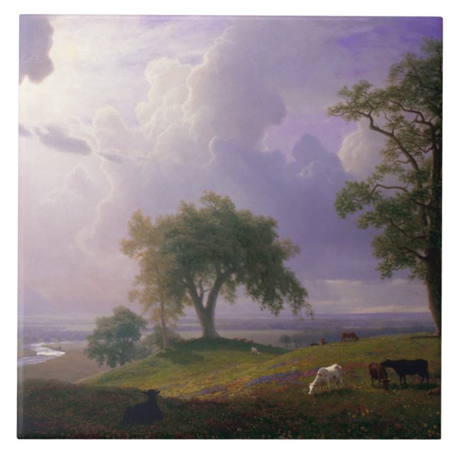 Carreau Albert Bierstadt - Printemps de Californie (Devant)