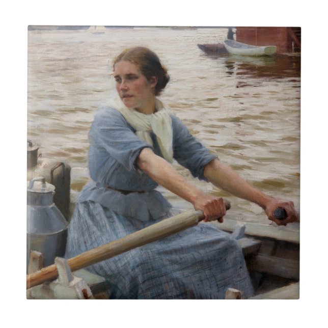 Carreau Albert Edelfeel - La Laitiere (Devant)