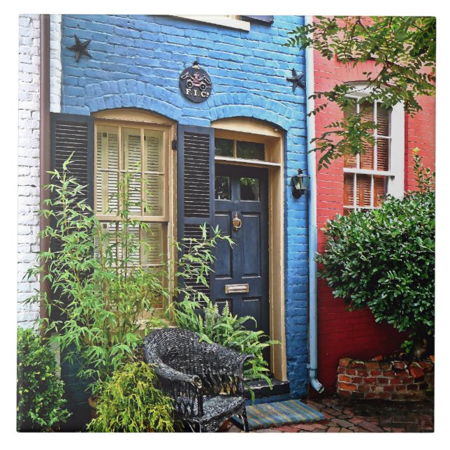 Carreau Alexandria VA - Bâtiment avec une plaque de protec (Devant)