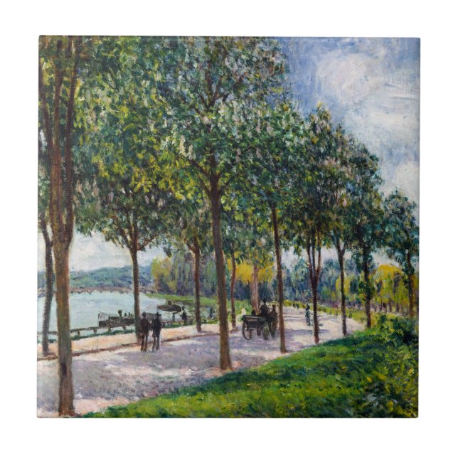 Carreau Alfred Sisley - Allée de châtaigniers (Devant)