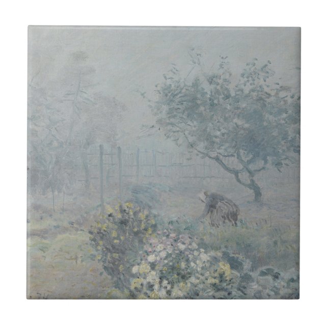 Carreau Alfred Sisley - Brouillard, Voisins (Devant)