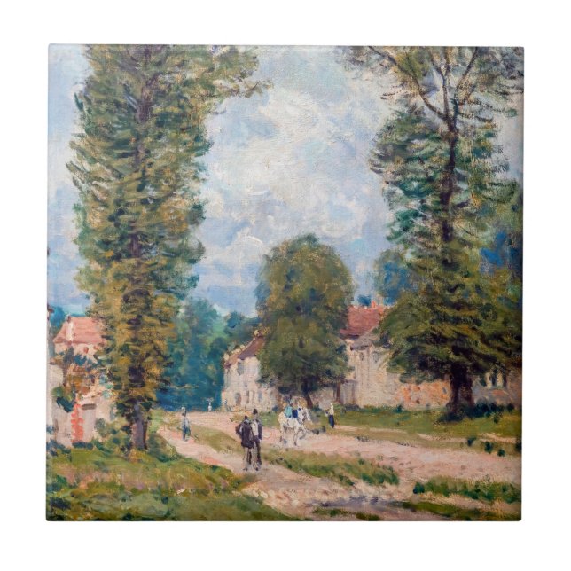 Carreau Alfred Sisley - La route de Versailles (Devant)