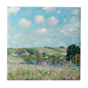 Carreau Alfred Sisley - Le pré