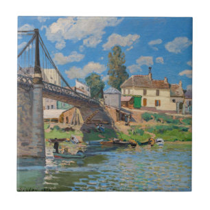 Carreau Alfred Sisley - Pont à Villeneuve-la-Garenne