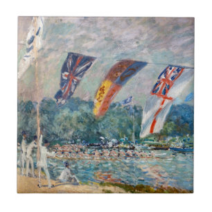 Carreau Alfred Sisley - Régates à Molesey