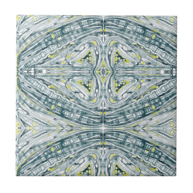 Carreau Algues Sous Verre (Devant)