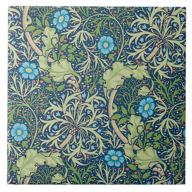 Carreau Algues, William Morris (Devant)