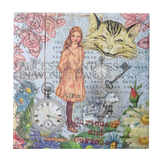 Carreau Alice au pays des merveilles Classique Rackham (Devant)