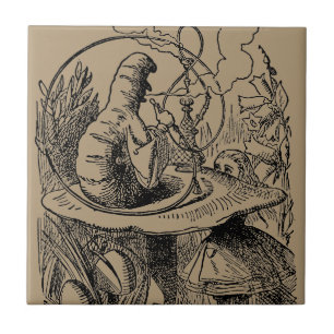 Carreau Alice vintage au pays des merveilles Chatouchine