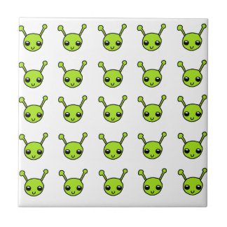 Carreau Aliens verts mignons