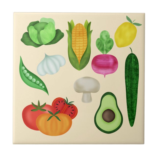 Carreau Alimentation saine (Devant)