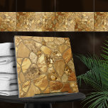 Carreau All That Gold - galets voronoi mosaïque N1<br><div class="desc">Ce magnifique tuile fait partie de ma collection "So very gold" qui présente des tuiles avec différentes textures dorées de luxe. Très chic mais aussi chaleureux et élégant ! Utilisez-le seul ou en combinaison avec d'autres carreaux pour créer un look étonnant dans la salle de bain ou la douche -...</div>