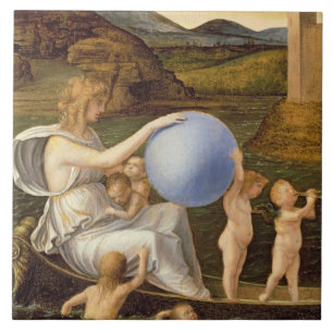 Carreau Allégorie de la fortune changeante, ou mélancoli