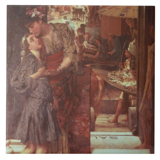 Carreau Alma-Tadema | le départ, 1880 (Devant)