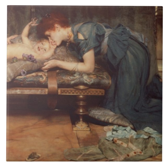 Carreau Alma-Tadema | un paradis terrestre, 1891 (Devant)