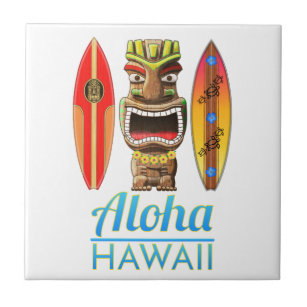 Carreau Aloha Hawaii Tiki Surf