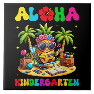 Carreau Aloha Maternelle Ananas Hawaï Rentree Scolaire