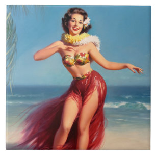Carreau Aloha Pin Up