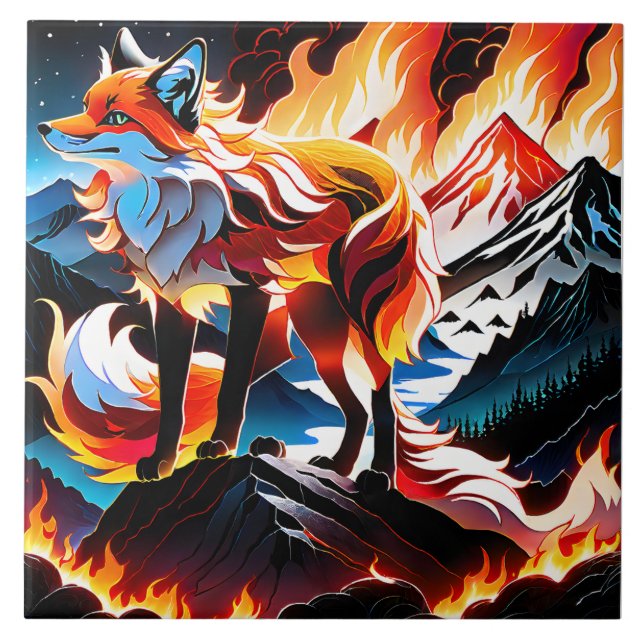 Carreau Alors que la chaleur du soleil matinal réchauffe s (Devant)