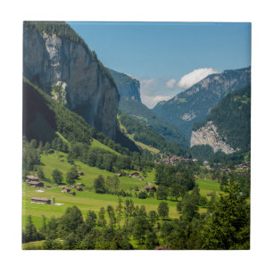Carreau Alpes de Lauterbrunnen - de Bernese - la Suisse