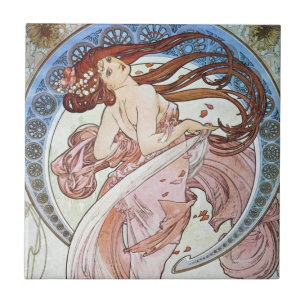 Carreau Alphonse Mucha déesse