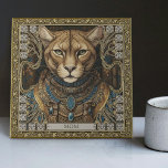 Carreau Altarpiece personnalisable Enchanted Cougar Spirit<br><div class="desc">Plongez-vous dans le royaume mystique de notre Carrelage en céramique Enchanted Cougar Spirit. Cet artefact rayonnant de style retable est orné d'un cougar majestueux, symbole de force, de courage et d'orientation spirituelle. Chaque carrelage est minutieusement travaillé, combinant des éléments d'optimisme heureux, des ornements tribaux et la philosophie de design éclectique...</div>