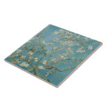 Carreau Amandiers en fleurs par Vincent Van Gogh<br><div class="desc">Branches d'un amandier en fleurs par Vincent Van Gogh Art vintage sur les produits modernes de Zazilicious</div>