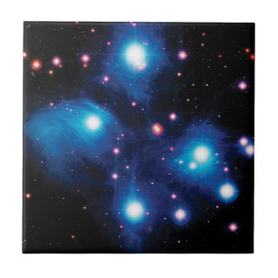 Carreau Amas d'étoiles des Pléiades Messier 45 Photo de l'