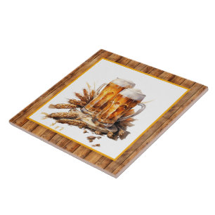 Carreau Amateurs de bière cool maison affaires