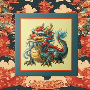 Carreau Amateurs de dragon chinois cool