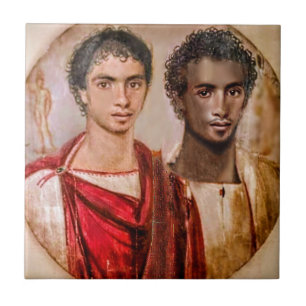 Carreau Amateurs de fayum ... époque romaine Egypte