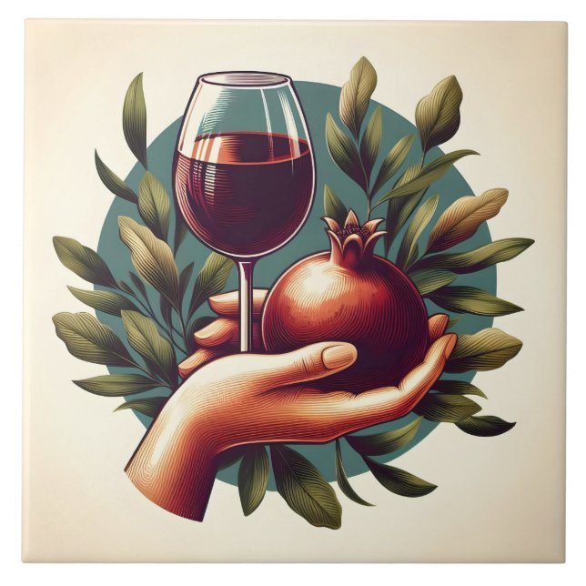 Carreau Amateurs de vins fins artisanat (Devant)