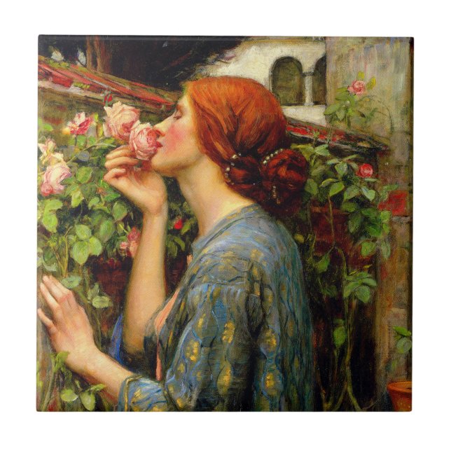 Carreau Âme de la rose John William Waterhouse (Devant)