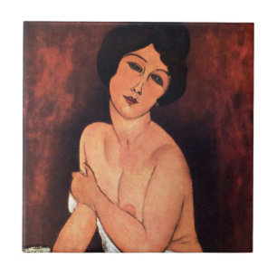 Carreau Amedeo Modigliani Grande Femme assise