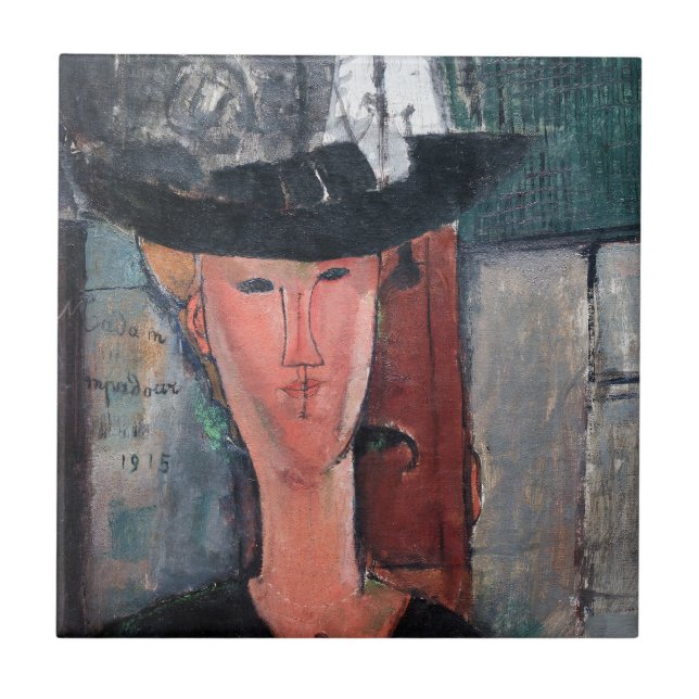 Carreau Amedeo Modigliani - Madame Pompadour (Devant)