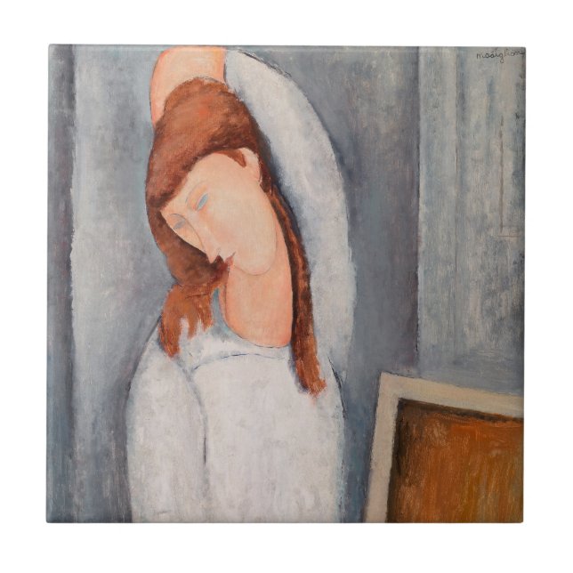 Carreau Amedeo Modigliani - Portrait Jeanne Hebuterne #1 (Devant)