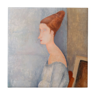 Carreau Amedeo Modigliani - Portrait Jeanne Hebuterne #3