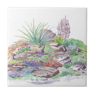 Carreau Aménagement alpin de jardin