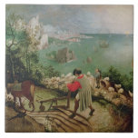 Carreau Aménagez en parc avec l'automne d'Icare, c.1555<br><div class="desc">Nombre de collection d'image :  Paysage XIR3675 avec l'automne d'Icare,  c.1555 (huile sur la toile). Bruegel,  Pieter l'huile (c.1525-69) plus ancienne sur la toile. DES Beau-Art de Belgique,  Bruxelles,  Belgique Giraudon de Musees Royaux.  16ème</div>