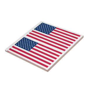 Carreau American Flags Tile USA