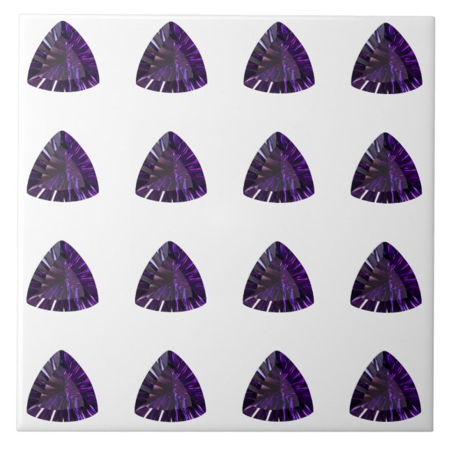 Carreau Amethyst Gemstone, February Birthstone, Purple (Devant)